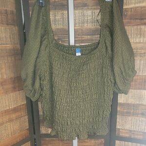 Old Navy Olive Green Blouse